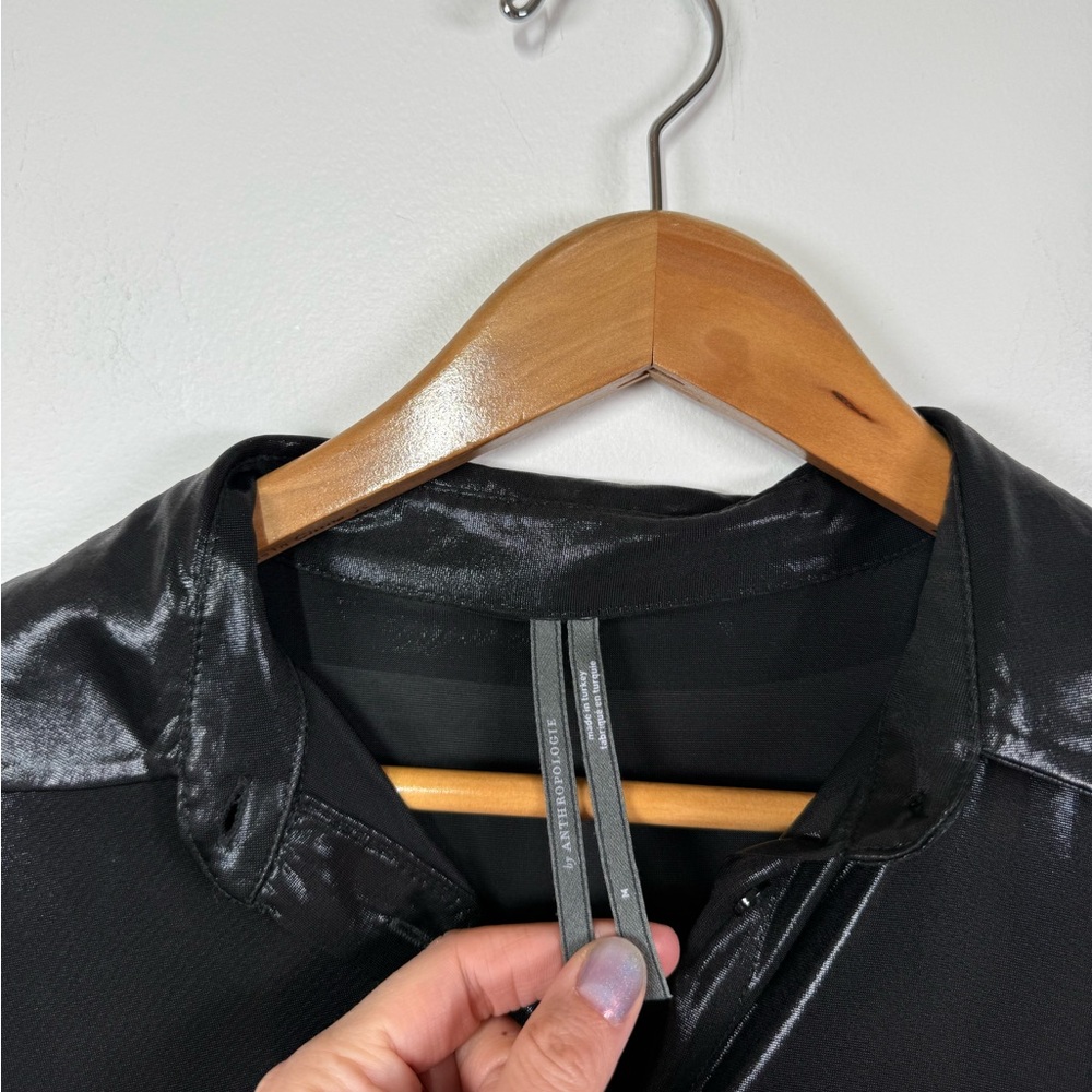 Anthropologie Shine Long-Sleeve Buttondown Shirt - Picture 3 of 5